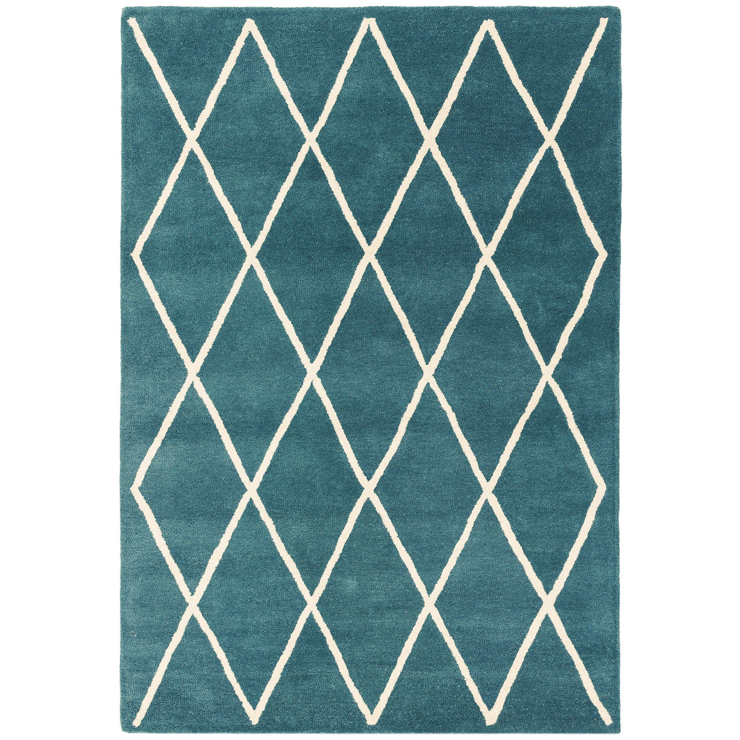 Albany Diamond Teal Rug