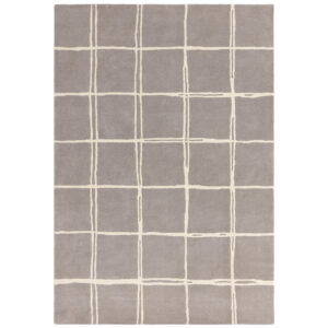 Albany Grid Silver Rug