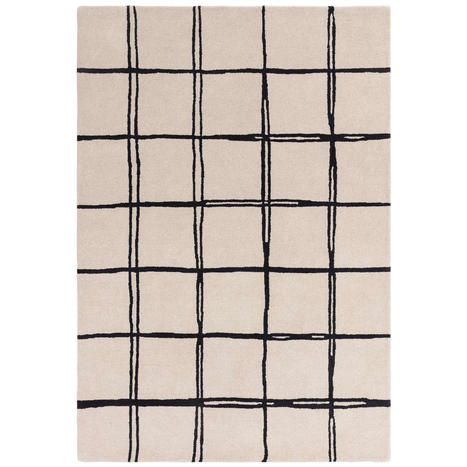 Albany Grid Monochrome Rug