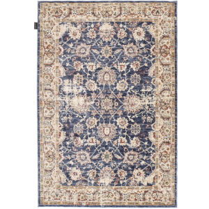 Alhambra 6549A Dark Blue Ivory Rug