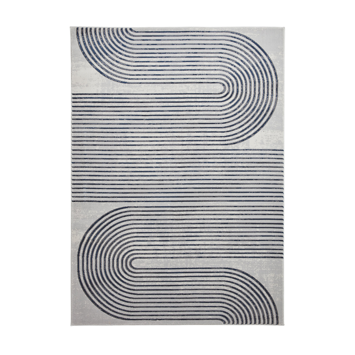 Apollo 2683 Grey Navy Rug