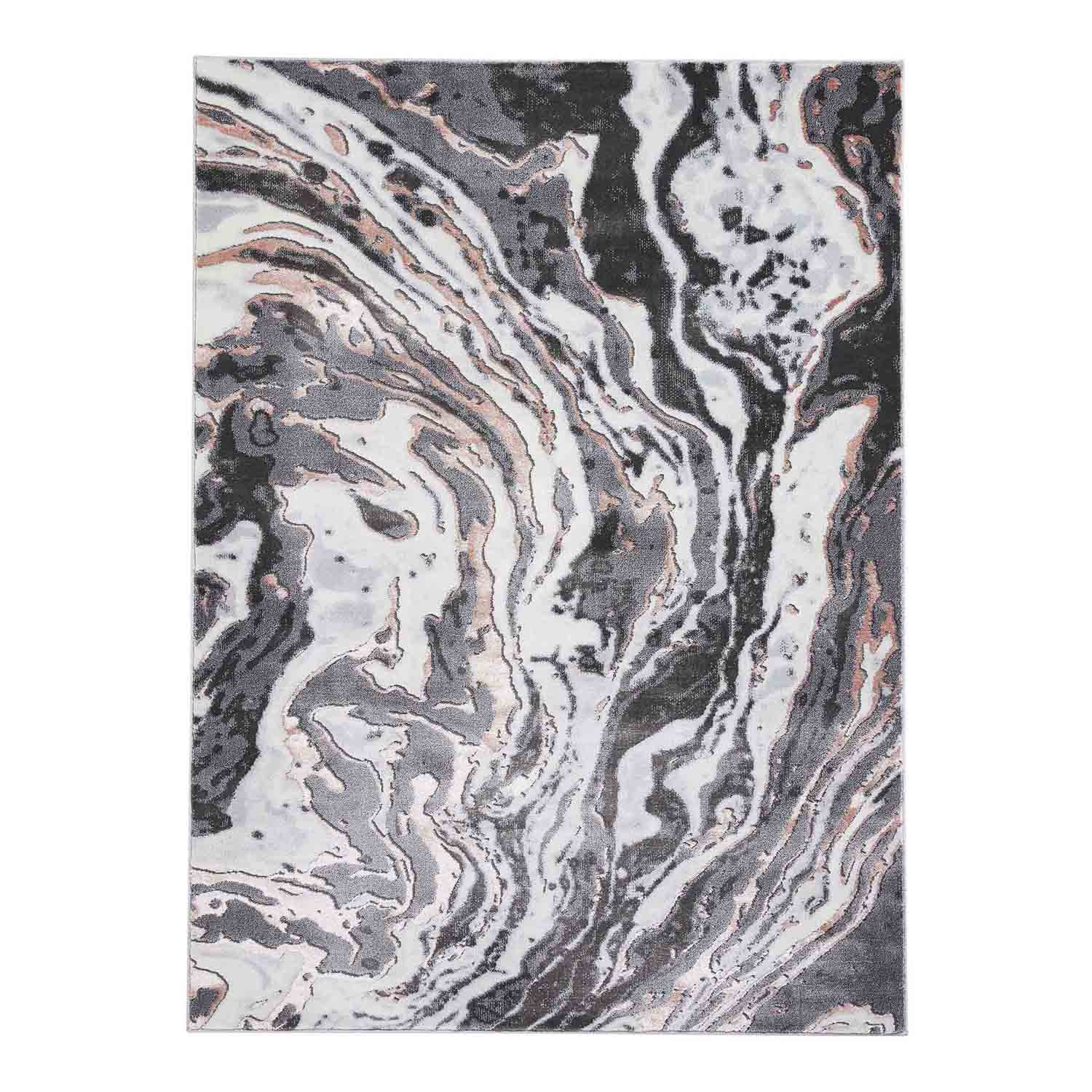 Apollo GR584 Grey Rose Rug