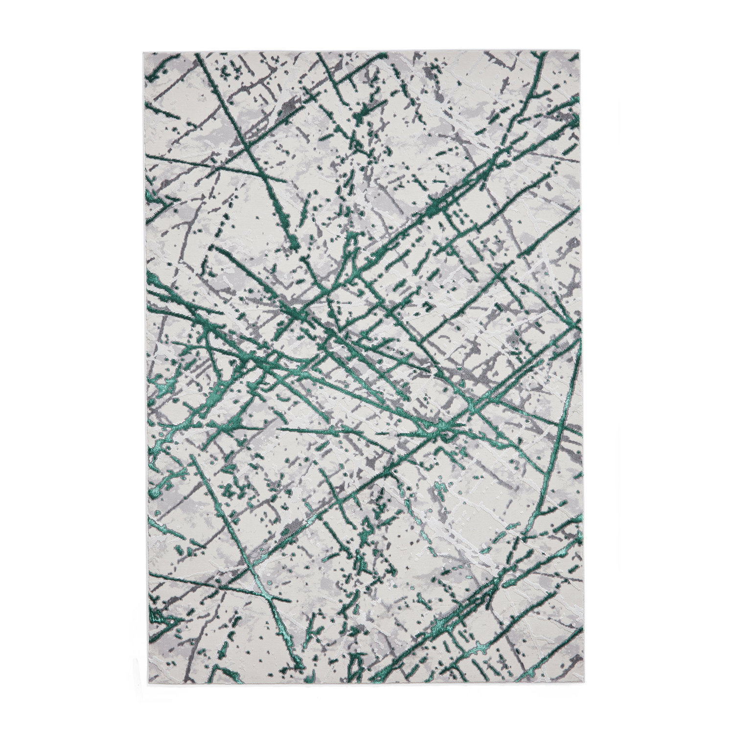 Artemis B8403A Green Silver Rug