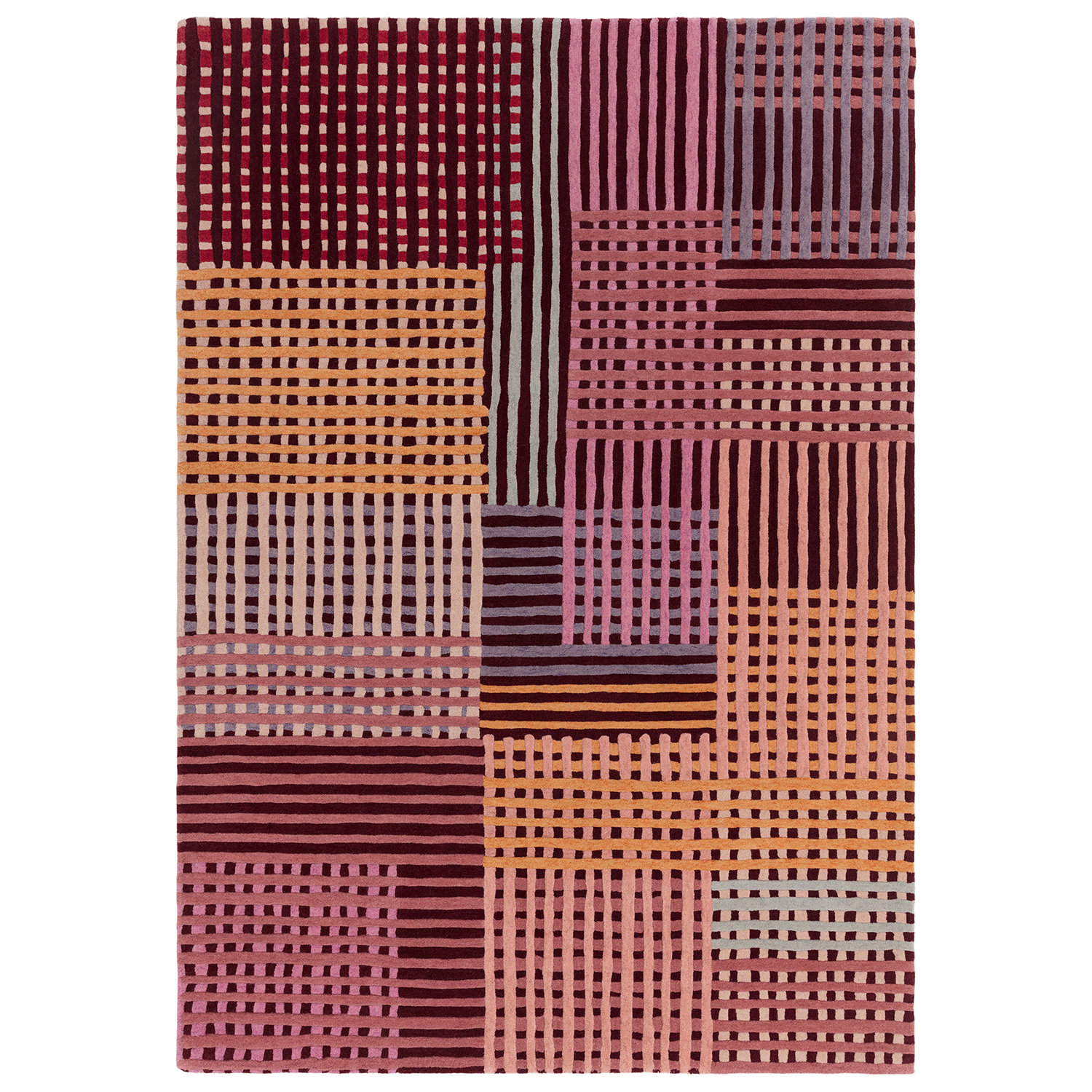 Aspect Red Multi Rug