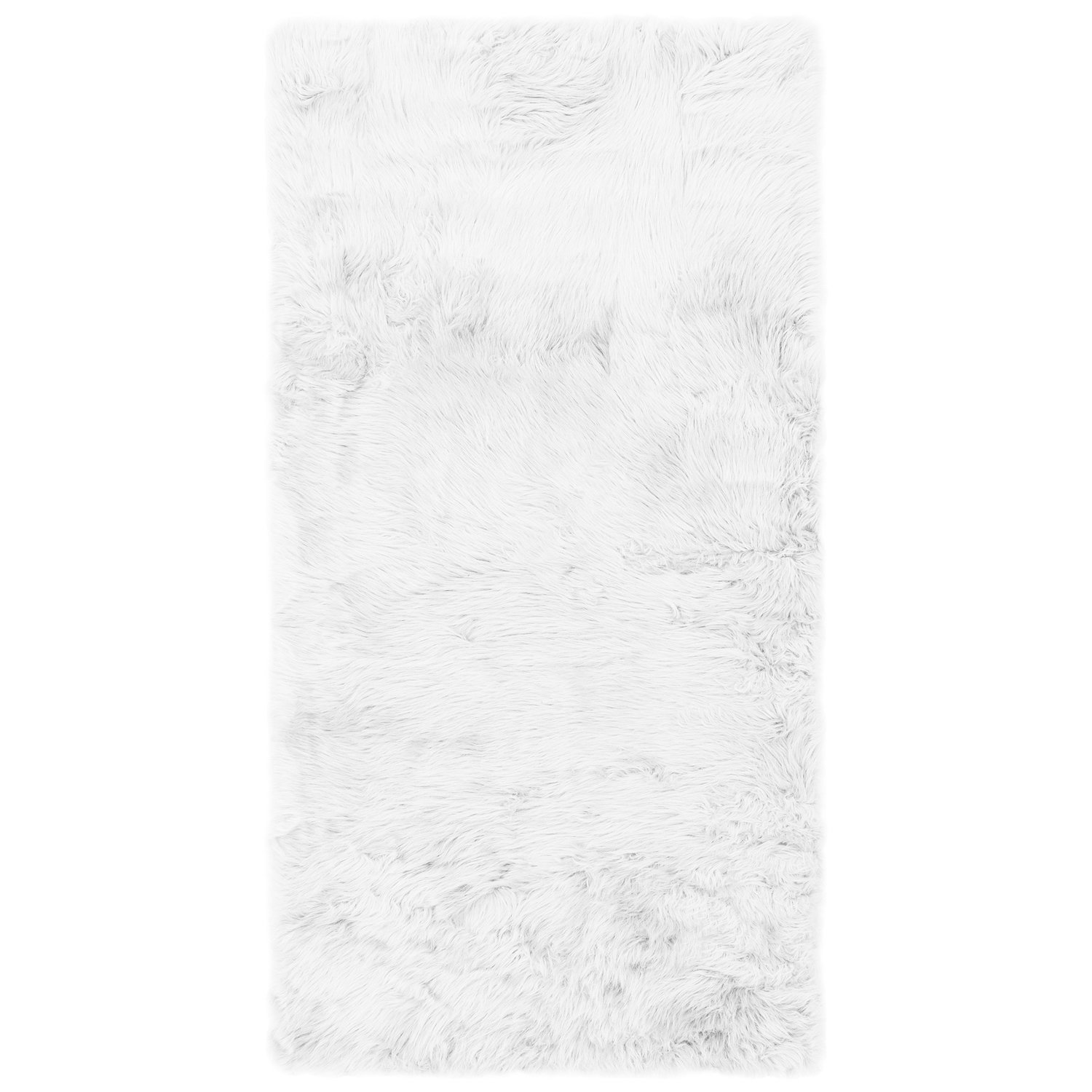 Auckland Luxury Faux White Sheepskin Rug