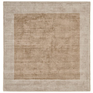 Blade Border 01 Putty Champagne Square Rug