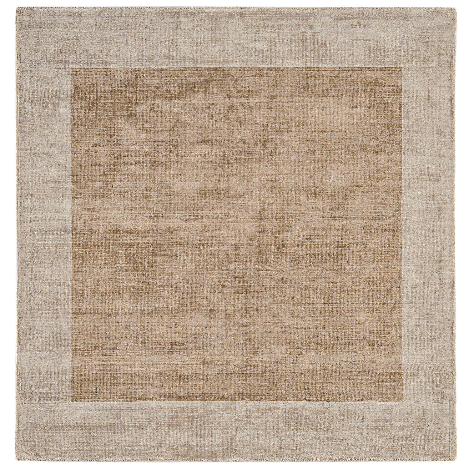 Blade Border 01 Putty Champagne Square Rug