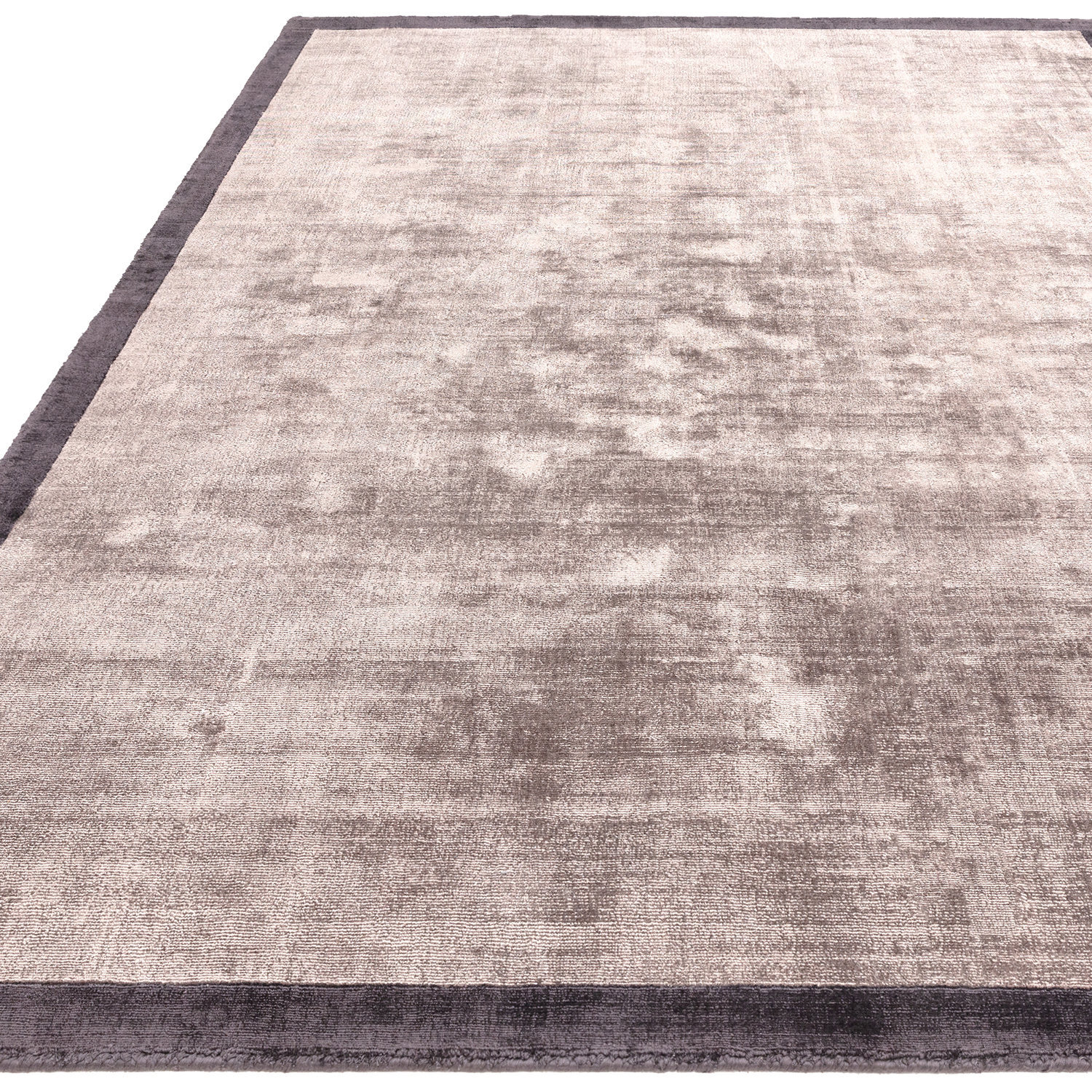 Blade Border Fine 09 Charcoal Moleskin Square Rug