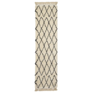 Boho 8280 White Black Runner