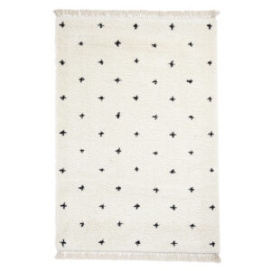 Boho A475 White Black Rug