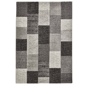 Brooklyn 21830 Grey Black Rug