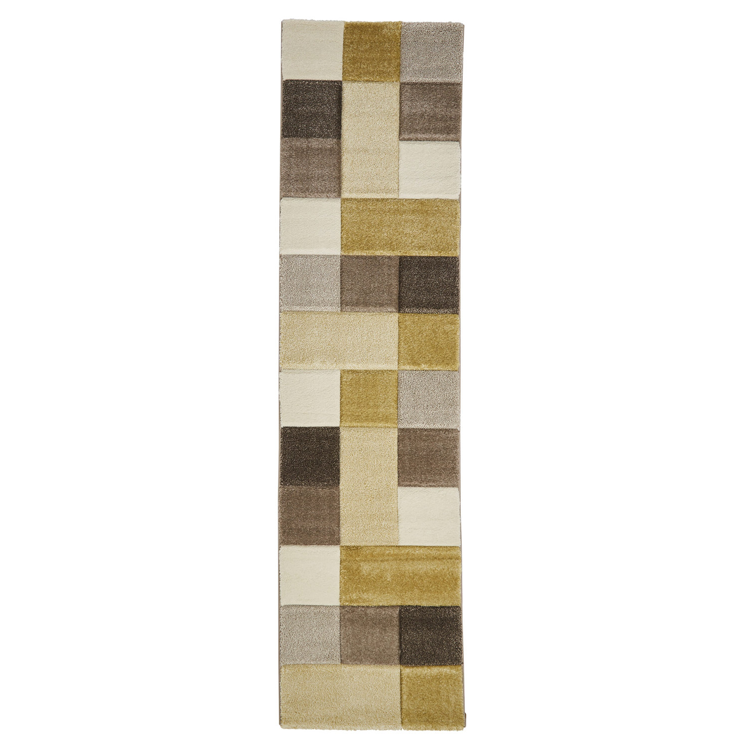 Brooklyn 646 Beige Yellow Runner