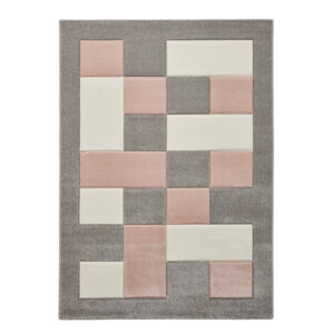 Brooklyn BRK04 Grey Rose Rug