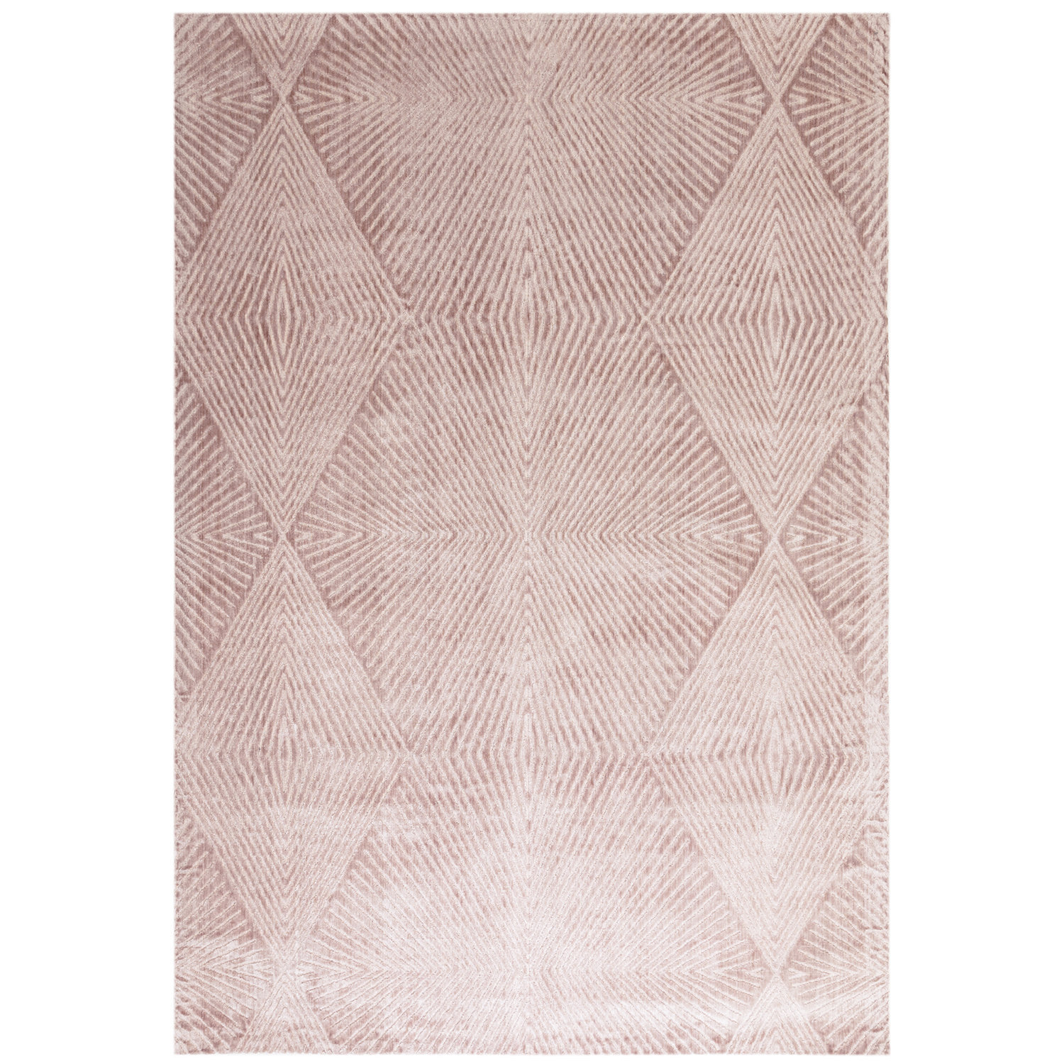 Clarke & Clarke Blaize Blush Rug