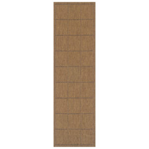Check Flatweave Natural Runner
