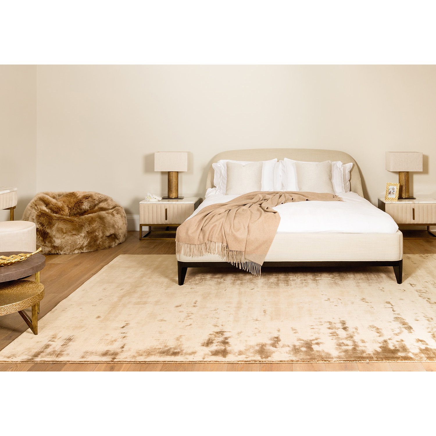 Katherine Carnaby Chrome Tan Rug