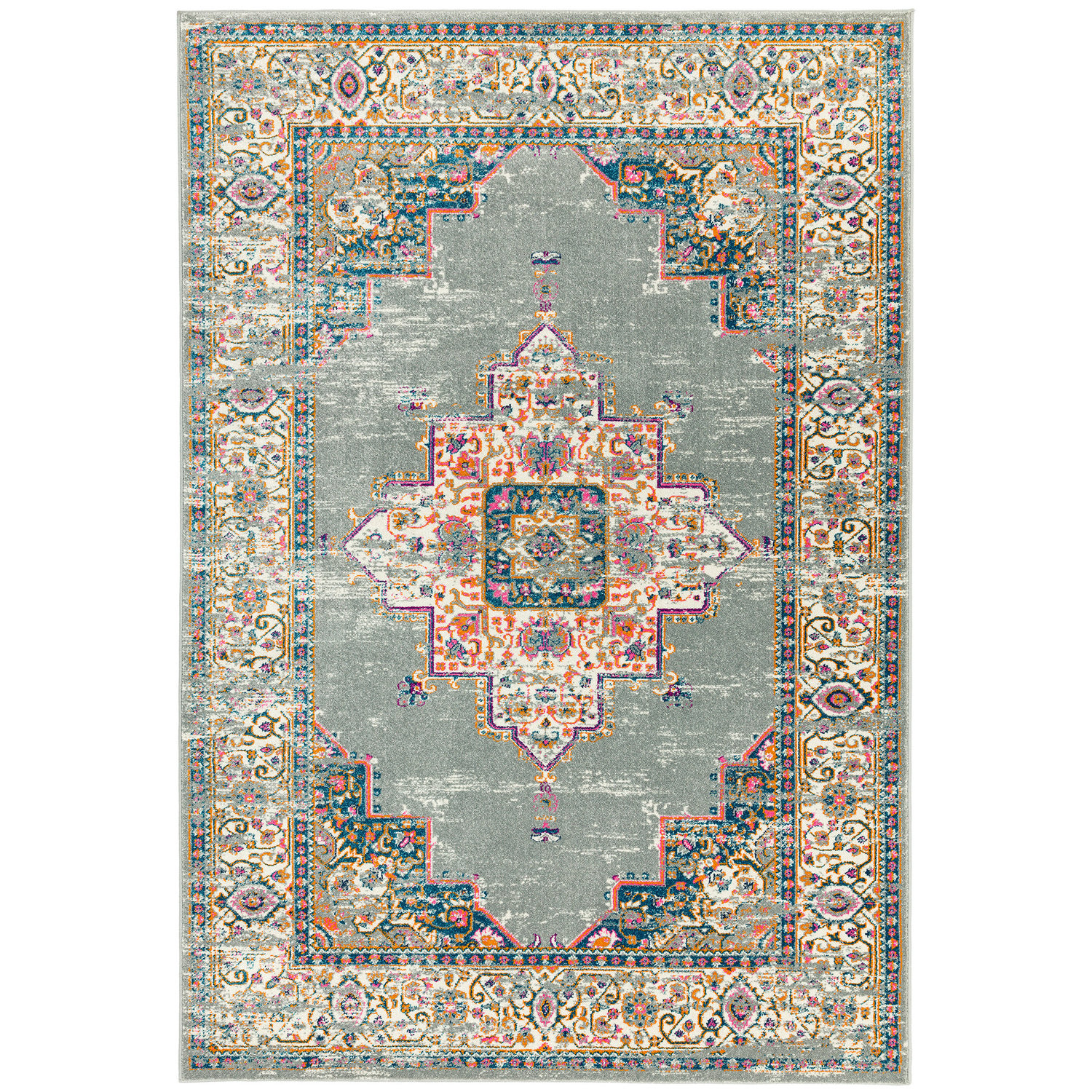 Colt CL02 Medallion Grey Rug