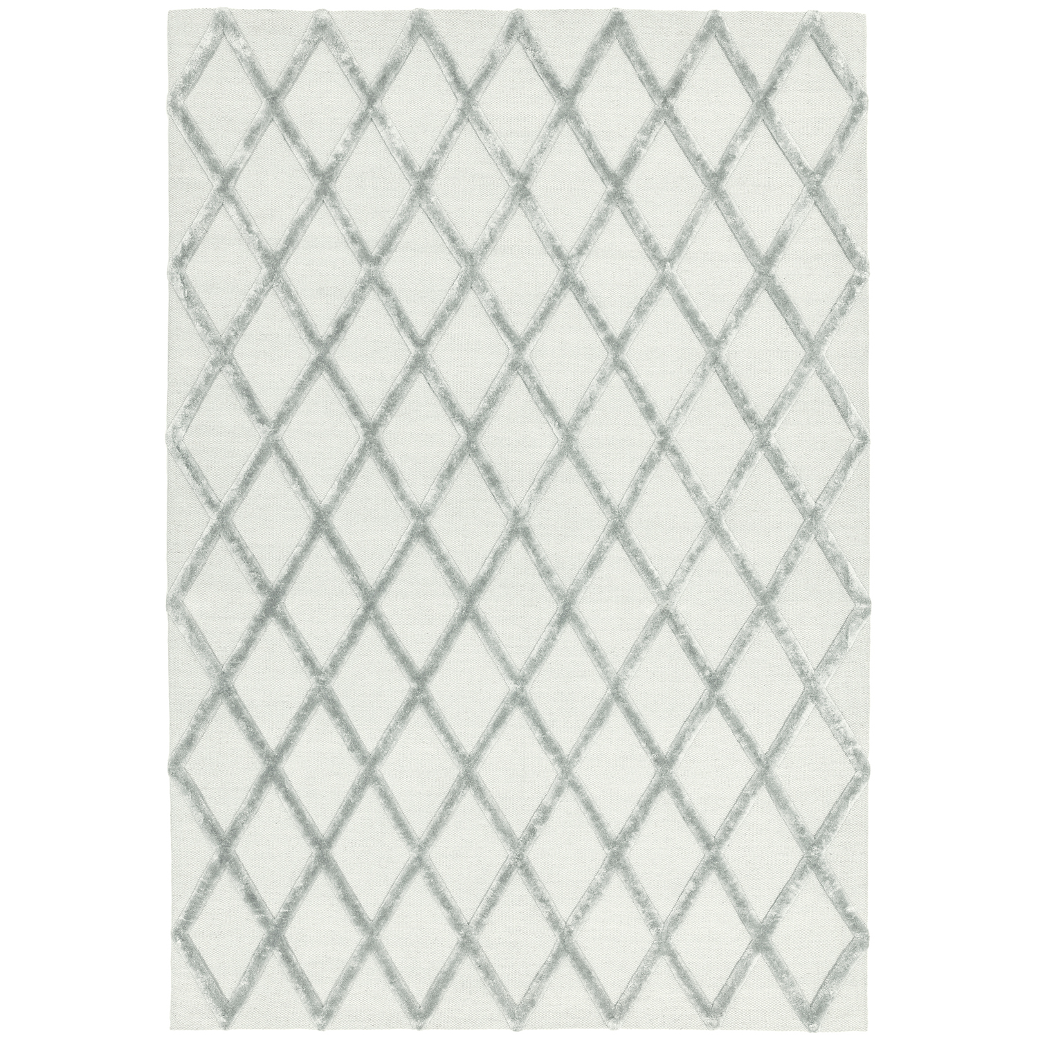 Dixon Silver Diamond Rug