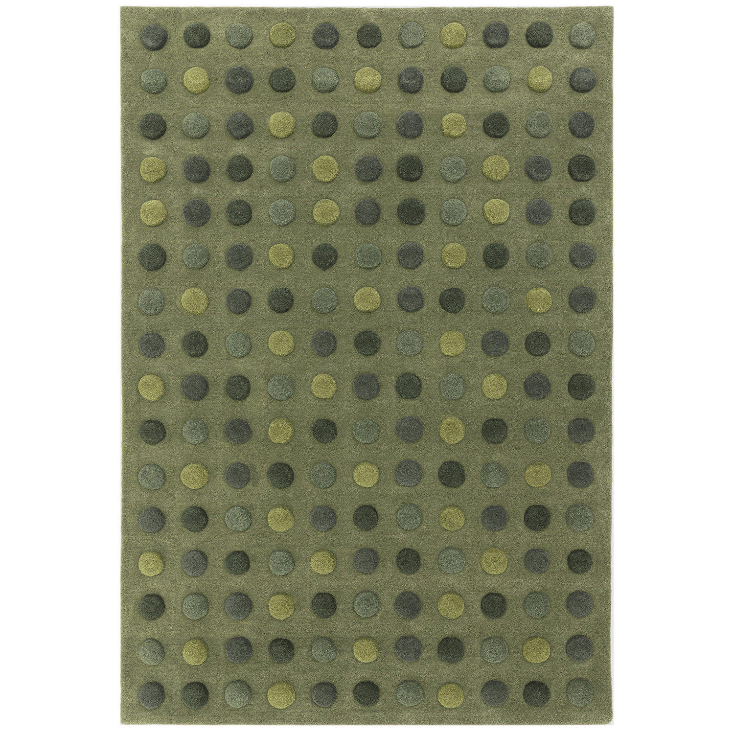 Dotty Green Rug