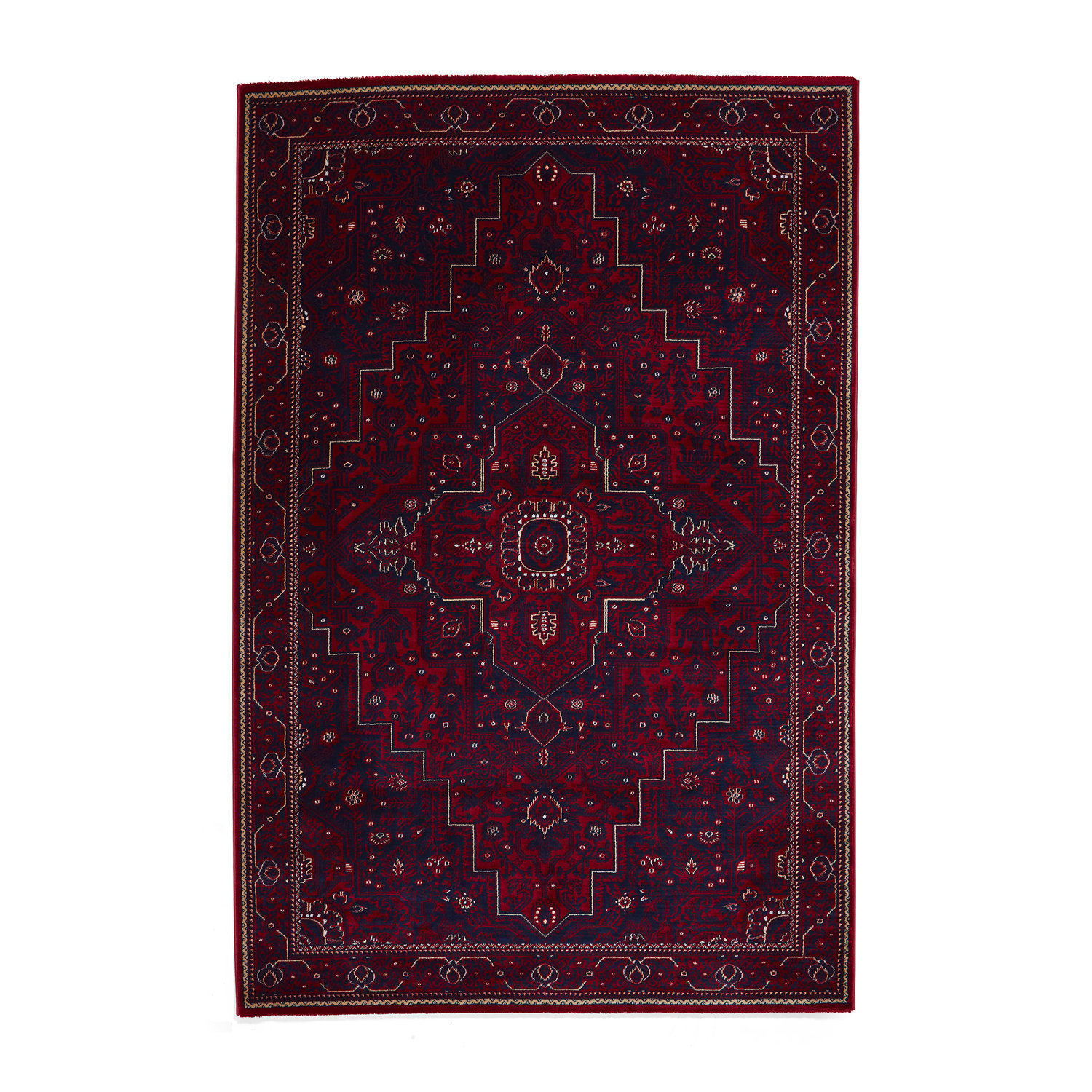 Dubai 62101 Red Rug