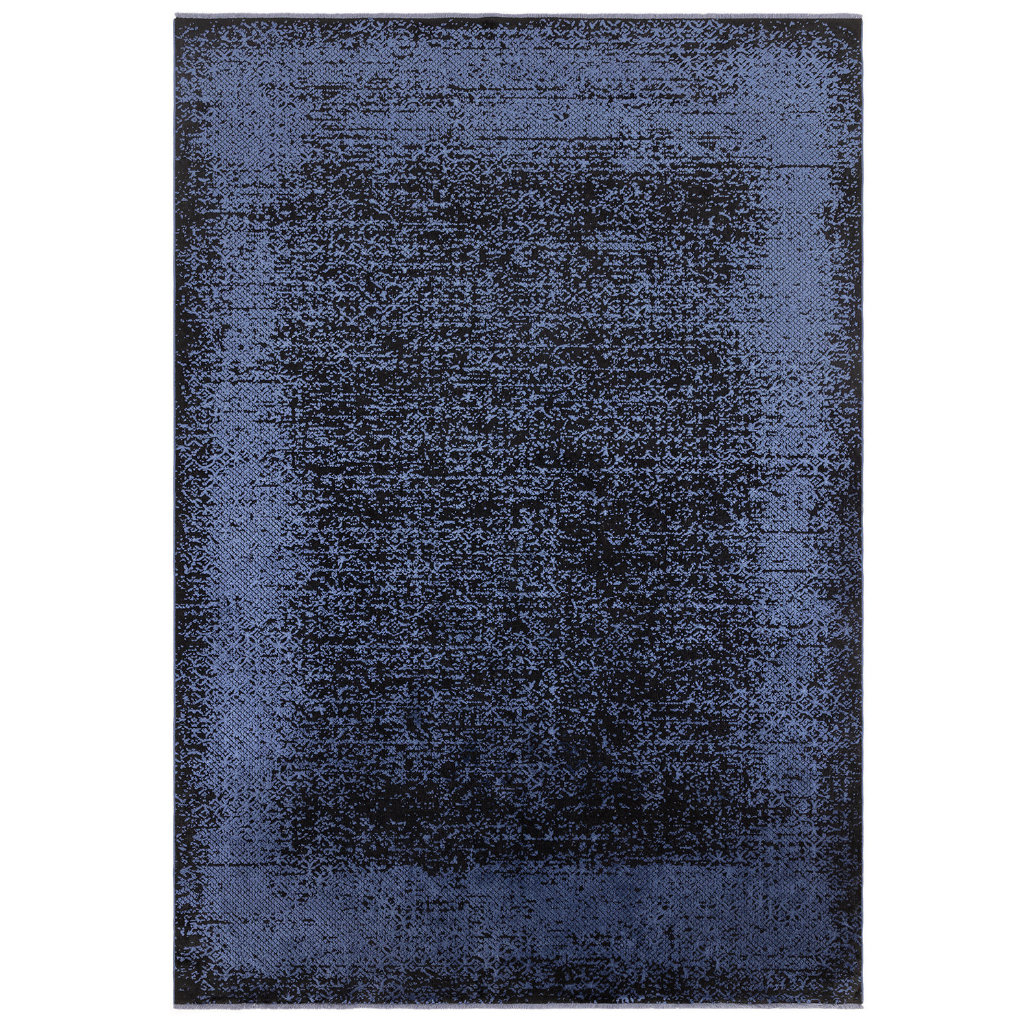 Elodie Indigo Black Rug