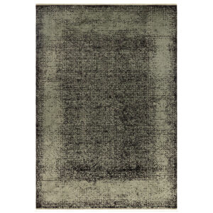Elodie Sage Black Rug