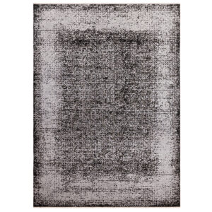 Elodie Silver Black Rug