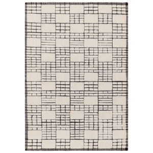 Empire Cream Black Rug