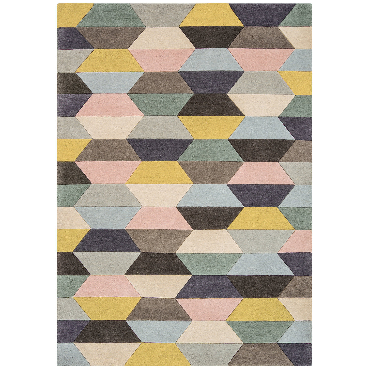 Funk 04 Honeycomb Pastel Rug