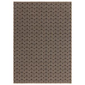 Global Black Lattice Rug