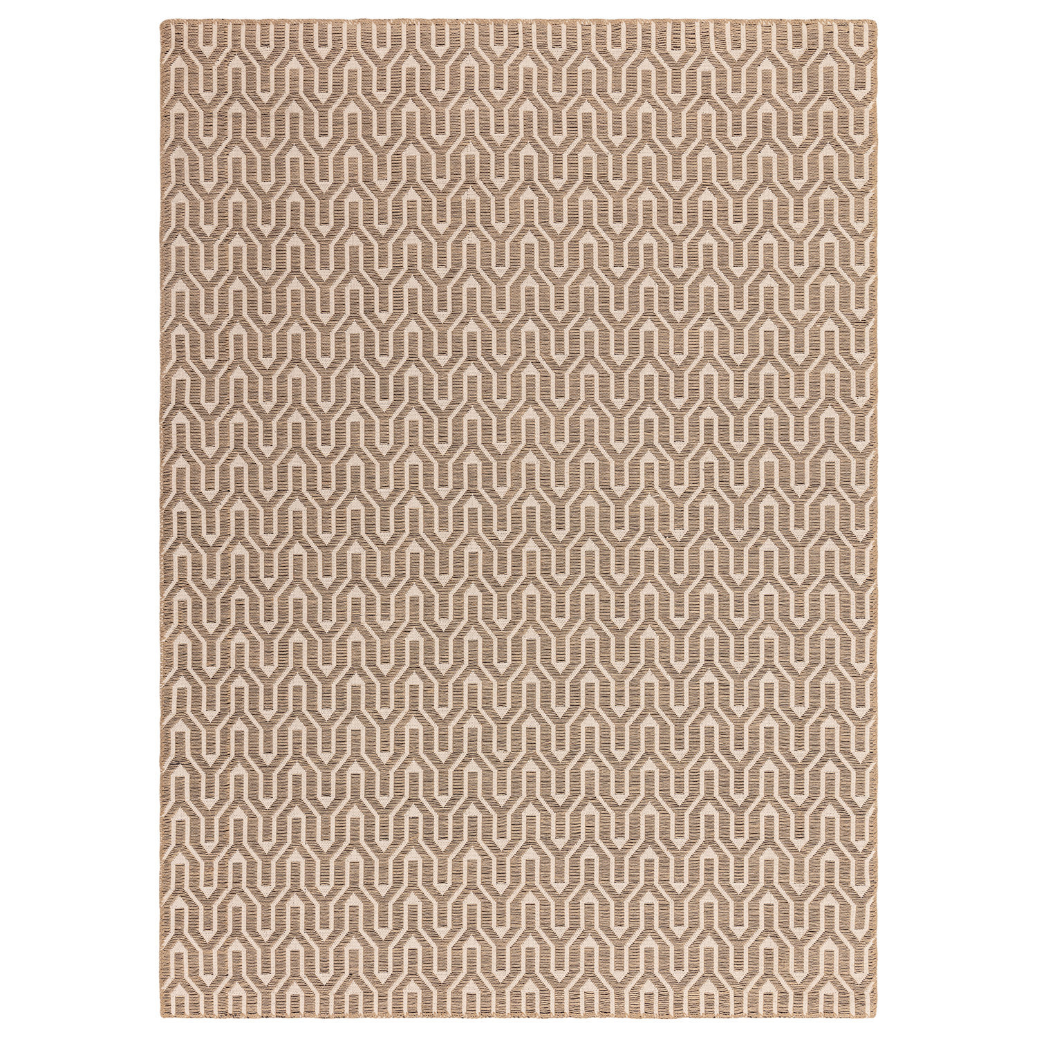Global Cream Lattice Rug