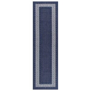 Greek Flatweave Blue Runner