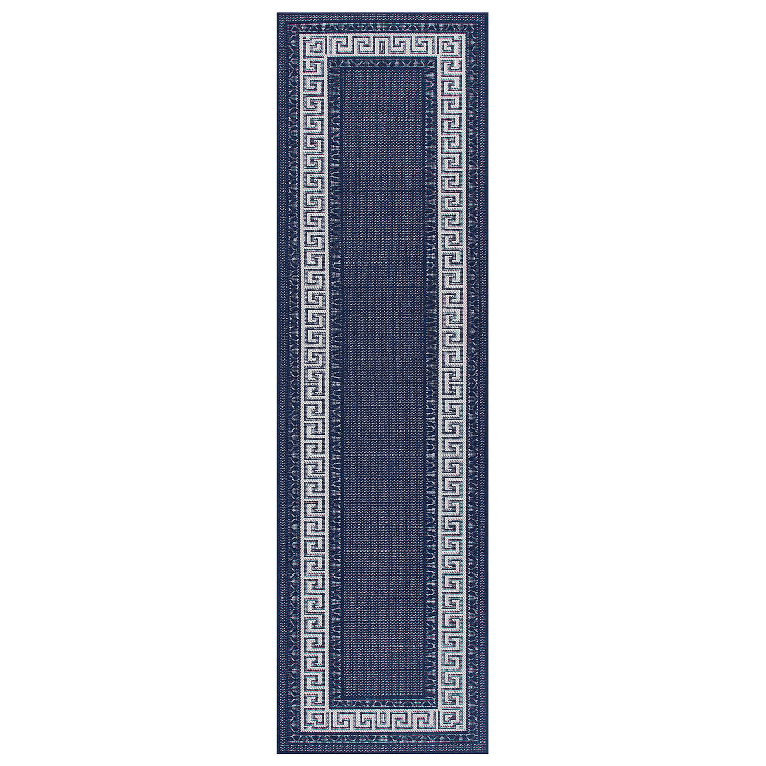 Greek Flatweave Blue Runner