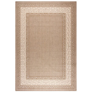 Greek Flatweave Latte Rug