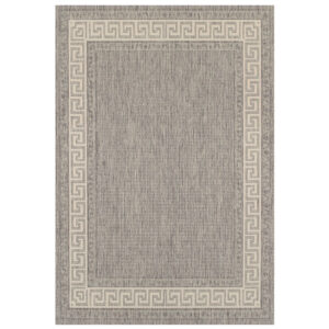 Greek Flatweave Grey Rug