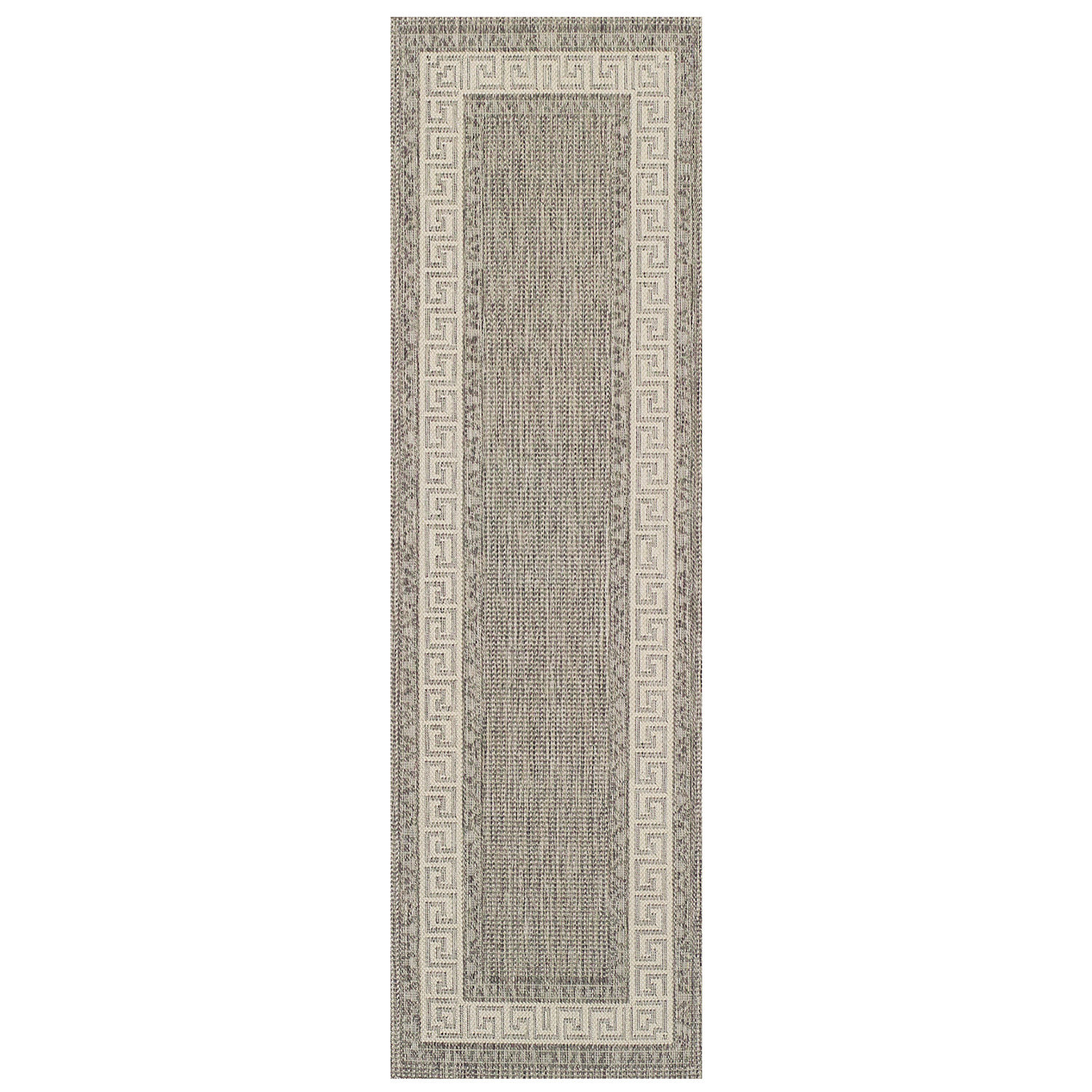 Greek Flatweave Grey Runner