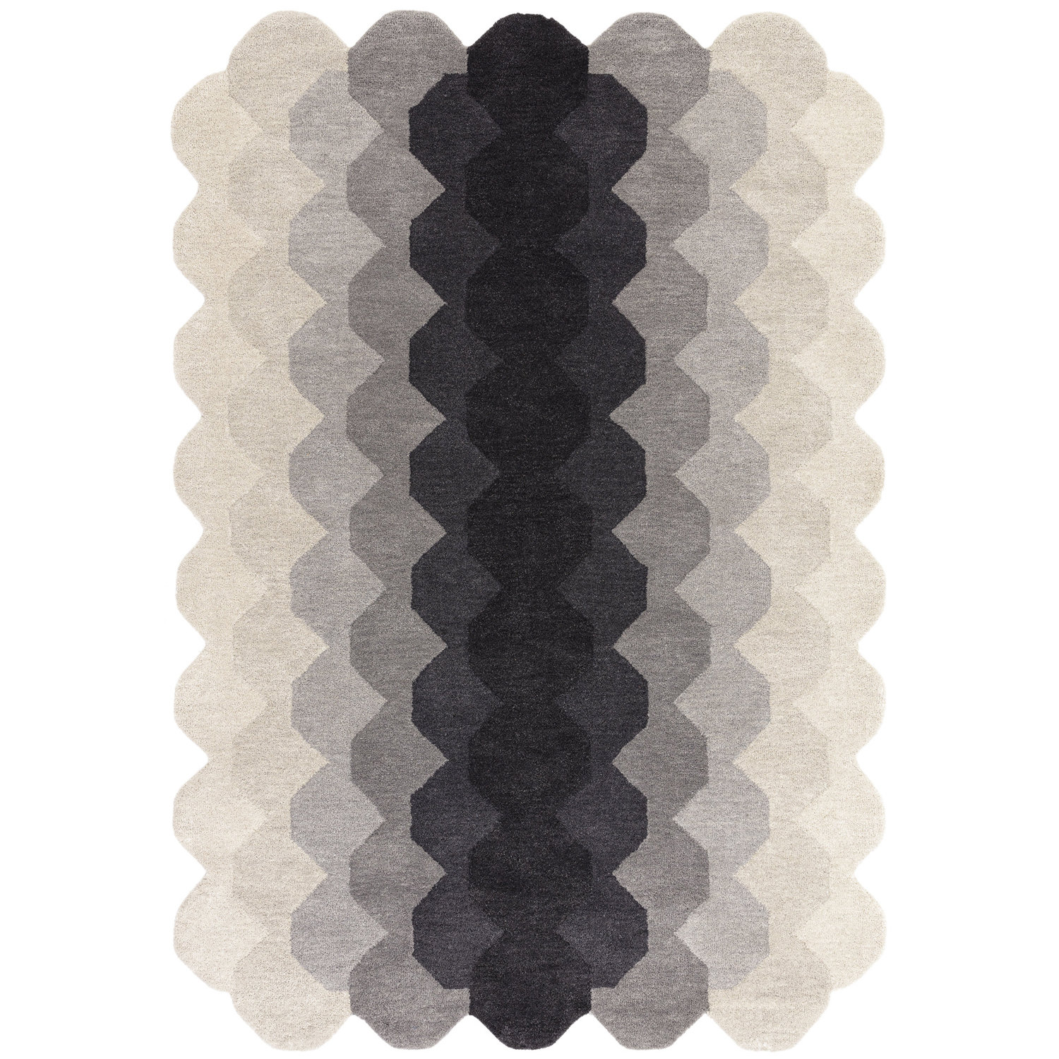 Hive Charcoal Rug