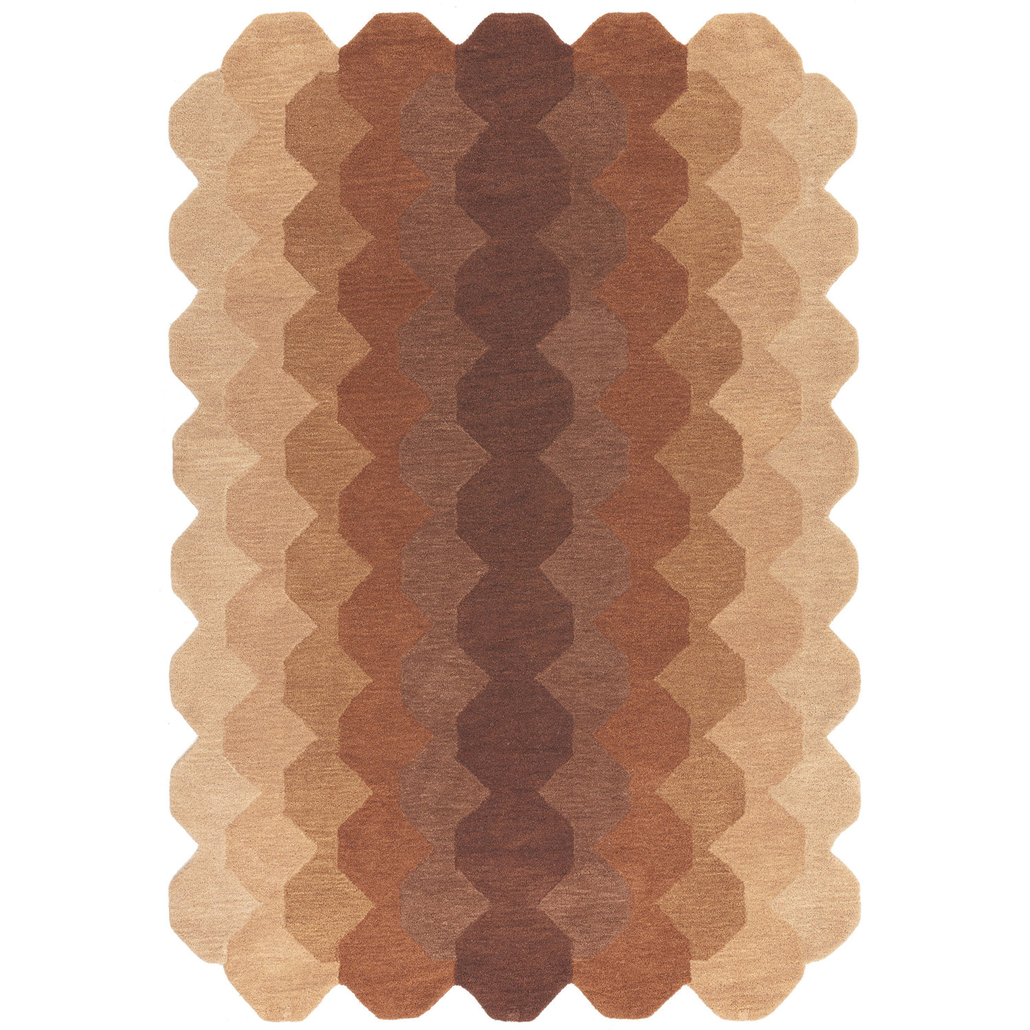 Hive Rust Rug