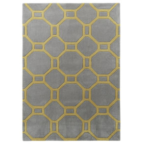 Hong Kong 4338 Grey Yellow Rug