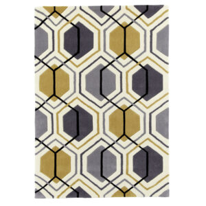 Hong Kong 7526 Grey Yellow Rug