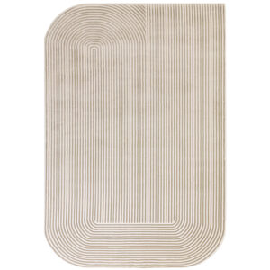 Kuza KU23 Shape Gold Cream Rug