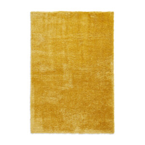 Lux Shaggy Yellow Rug