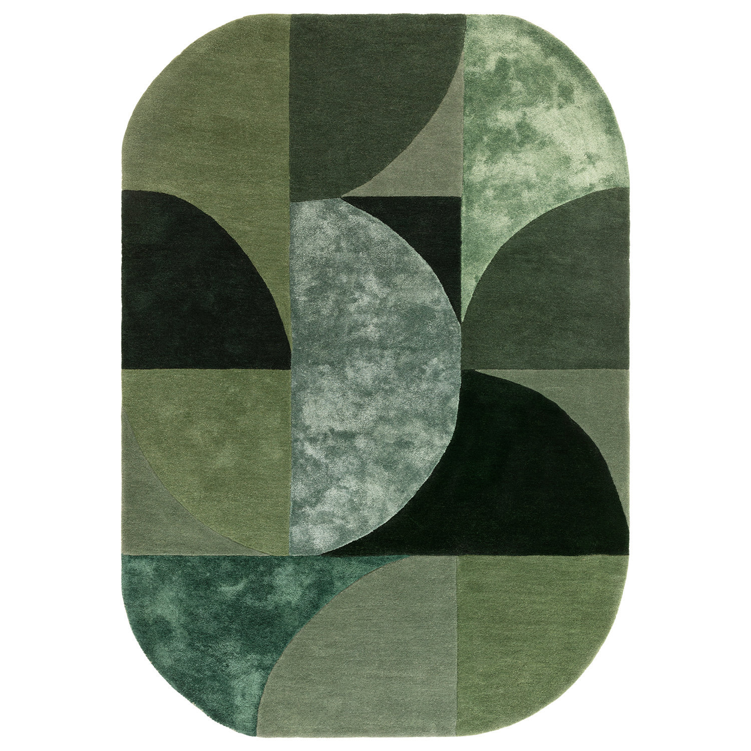 Matrix 75 Oval Forest Rug