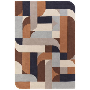 Matrix 88 Klotski Terracotta Rug