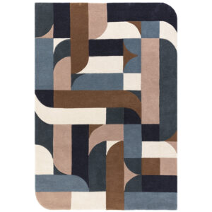 Matrix 89 Klotski Teal Rug