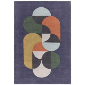 Matrix 91 Statement Navy Rug
