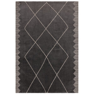 Mason Diamond Black Rug