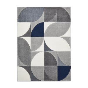 Matrix MT63 Grey Navy Rug
