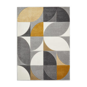 Matrix MT63 Grey Yellow Rug