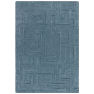 Maze Teal Rug